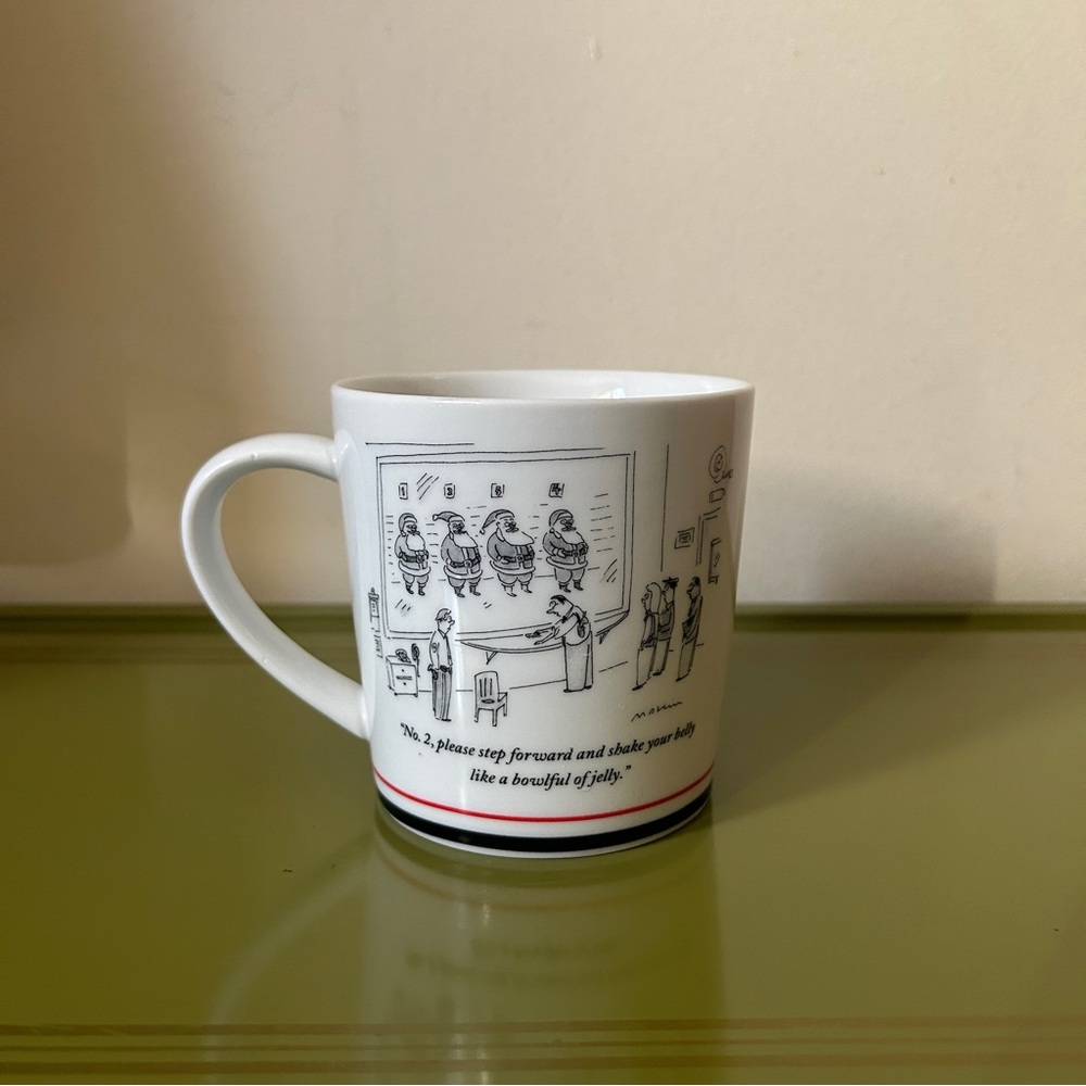 Vintage The New Yorker Santa Clause Mug